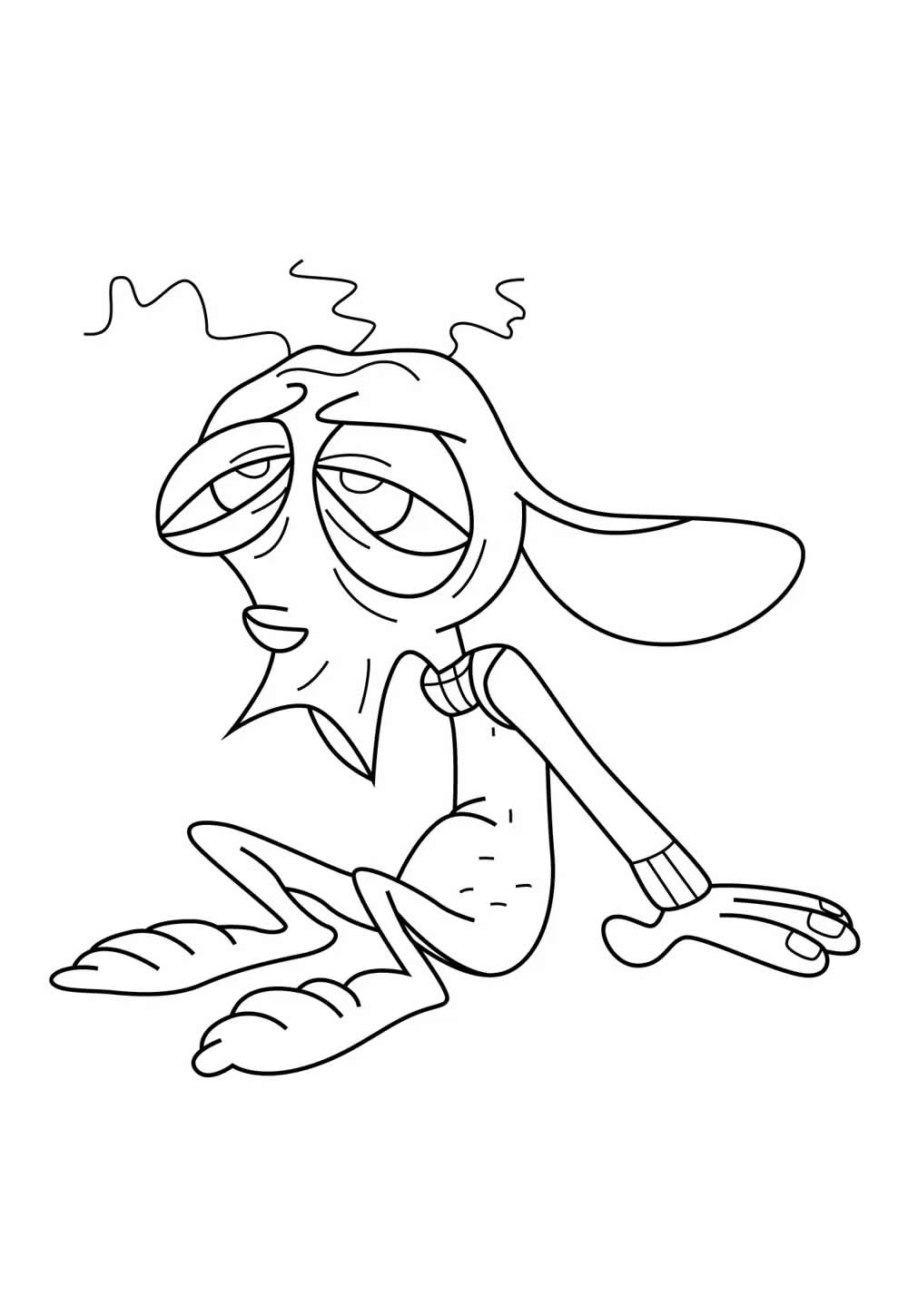 Ren e Stimpy para colorir