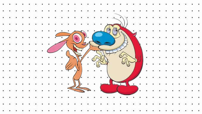 Desenhos de Ren e Stimpy para colorir