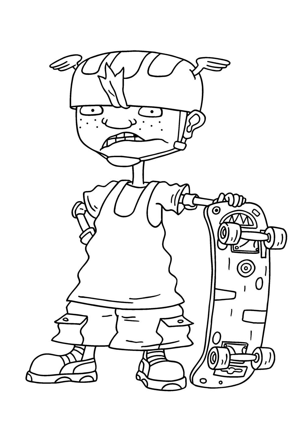 Rocket Power para pintar