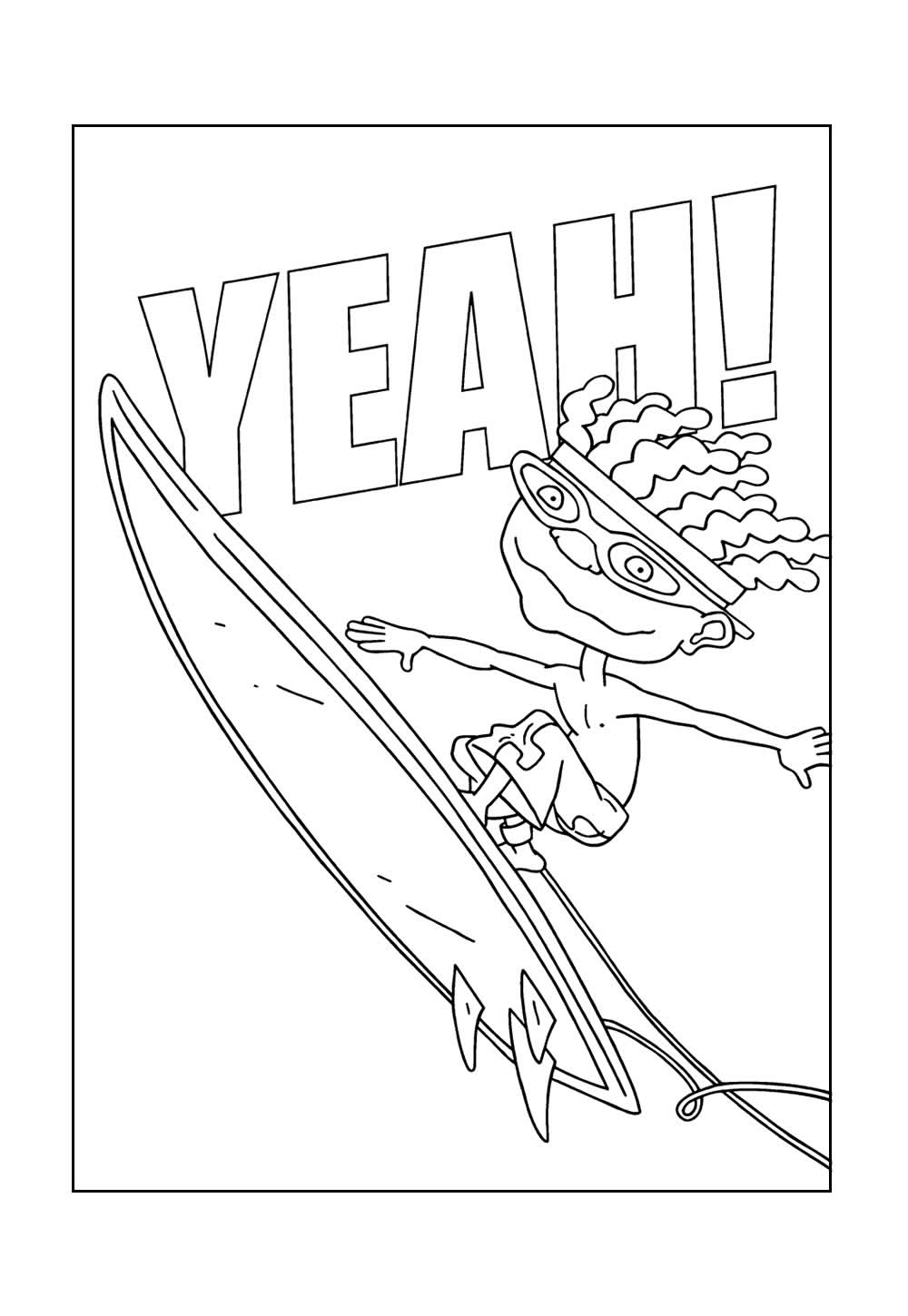 Desenho de Rocket Power para colorir