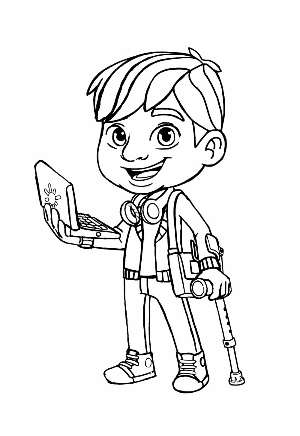 Desenho de Rusty Rivets para colorir