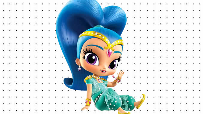 Desenhos de Shimme e Shine para colorir