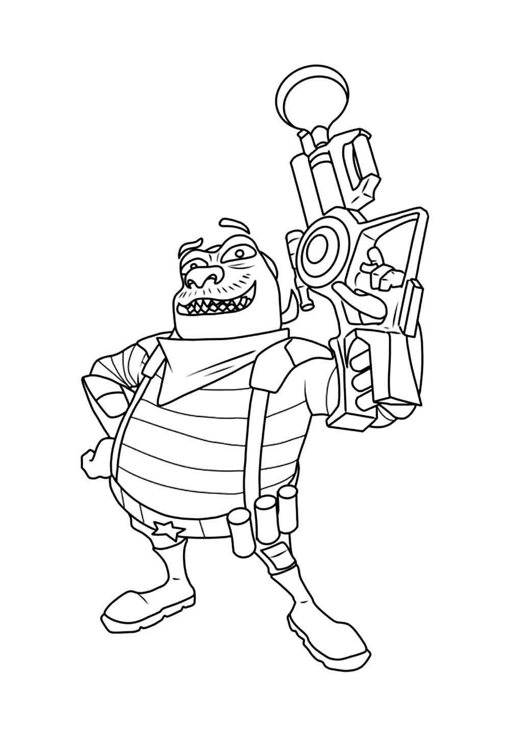 Desenho de Slugterra para imprimir