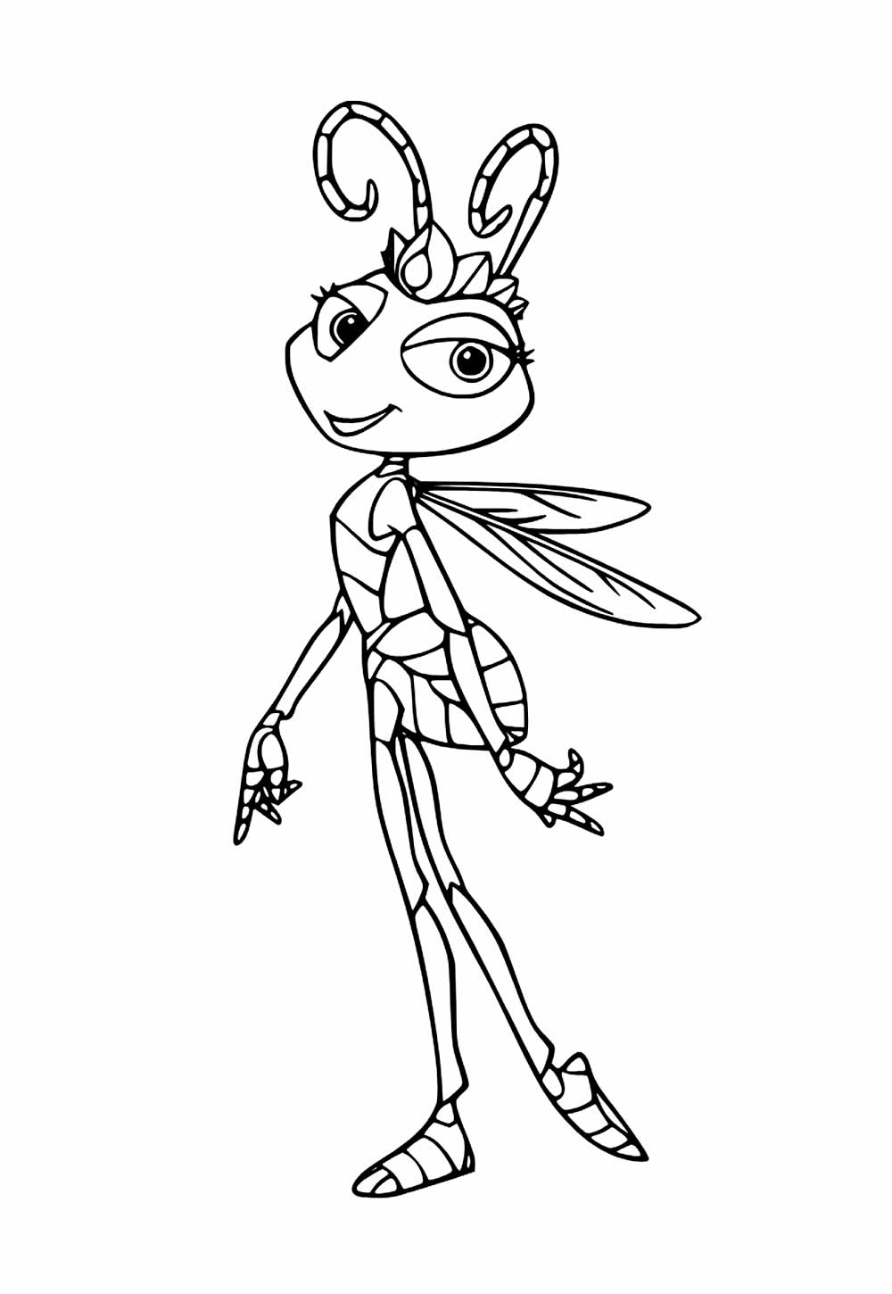 Vida de Inseto para colorir