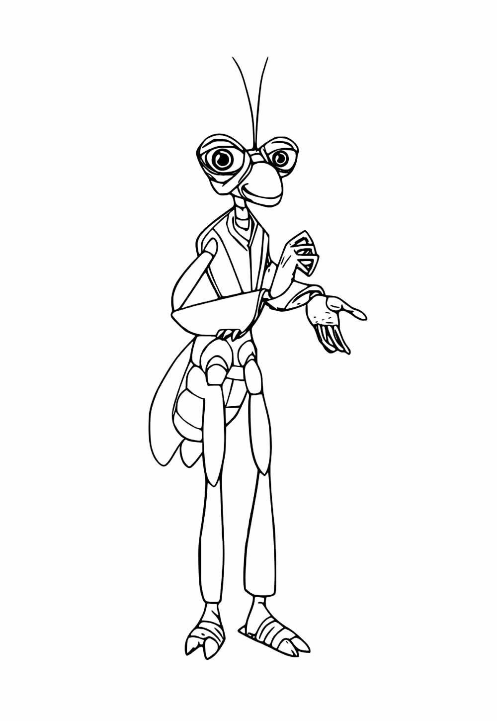 Desenho de Vida de Inseto para colorir