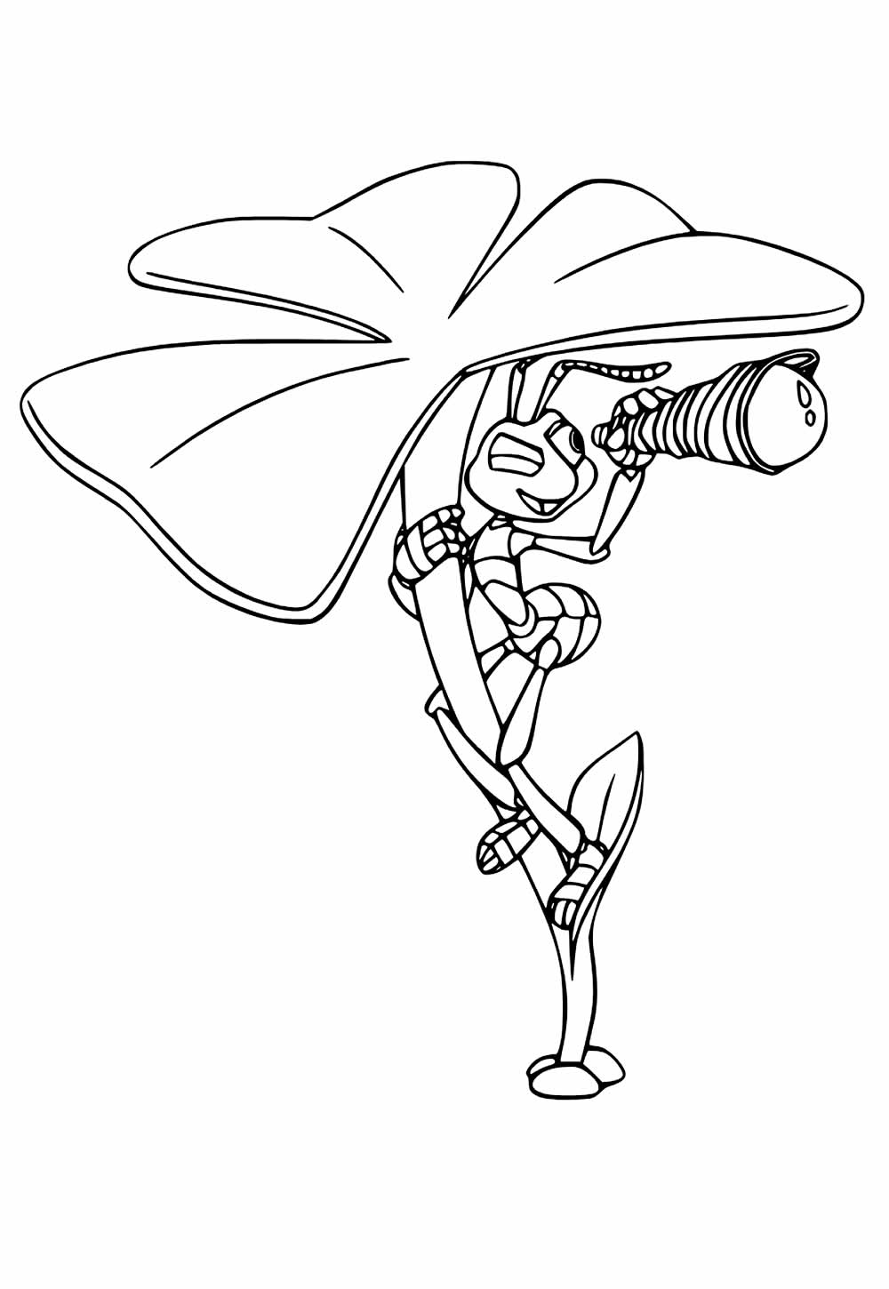 Desenho de Vida de Inseto para colorir