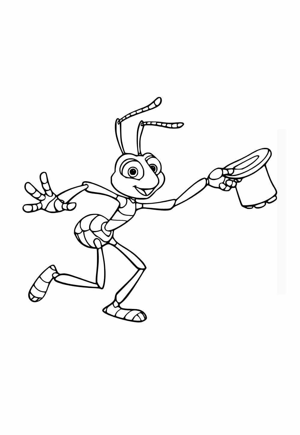 Desenhos VIda de Inseto para colorir