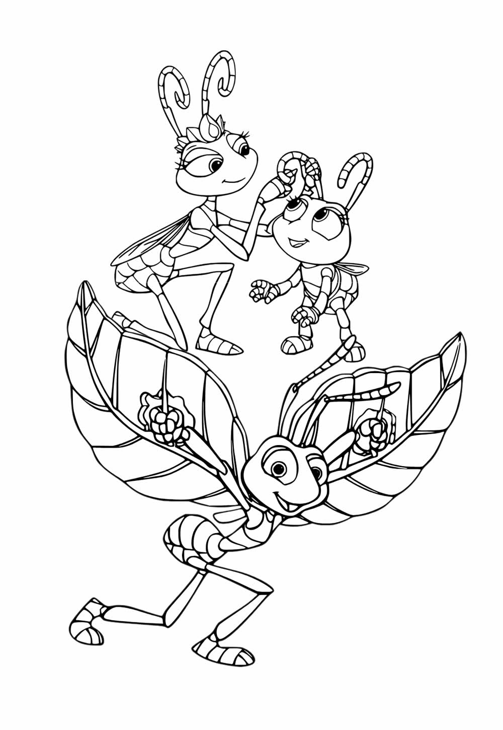 Desenhos VIda de Inseto Colorir