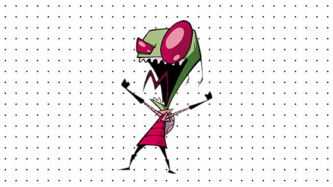 Desenhos do Invasor Zim para colorir