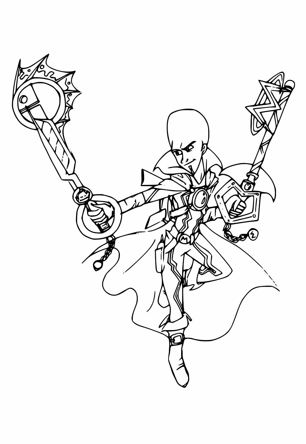 Megamente para colorir