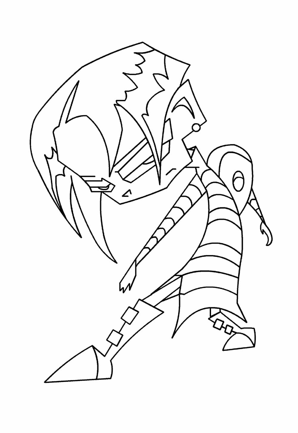 Desenho Invasor Zim Pintar