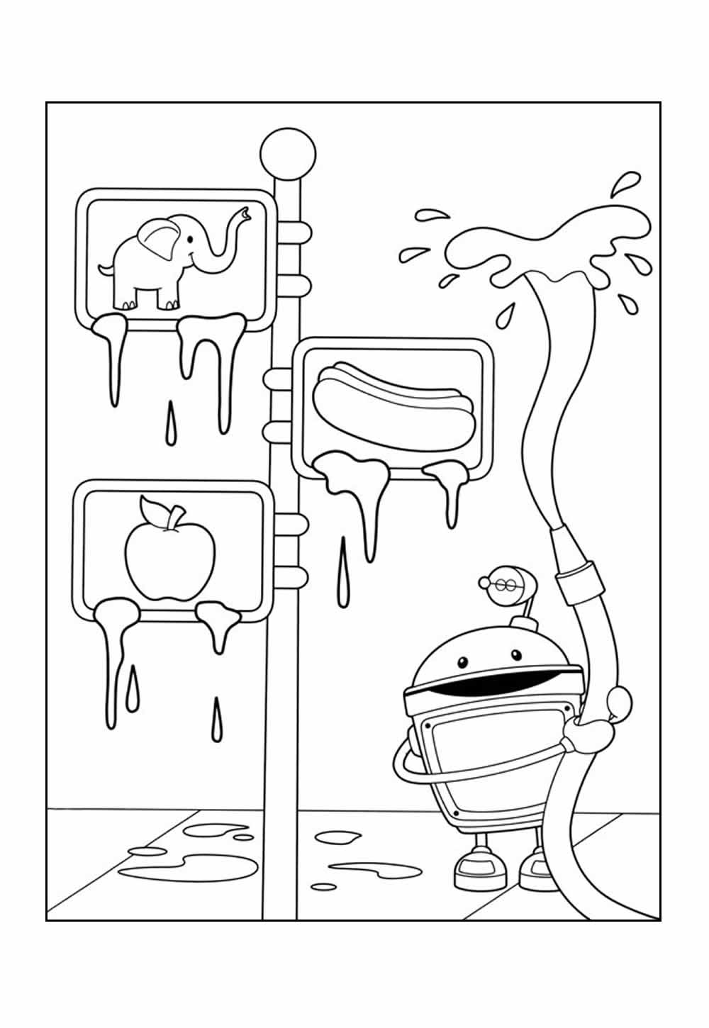 Desenho Team Umizoomi para colorir