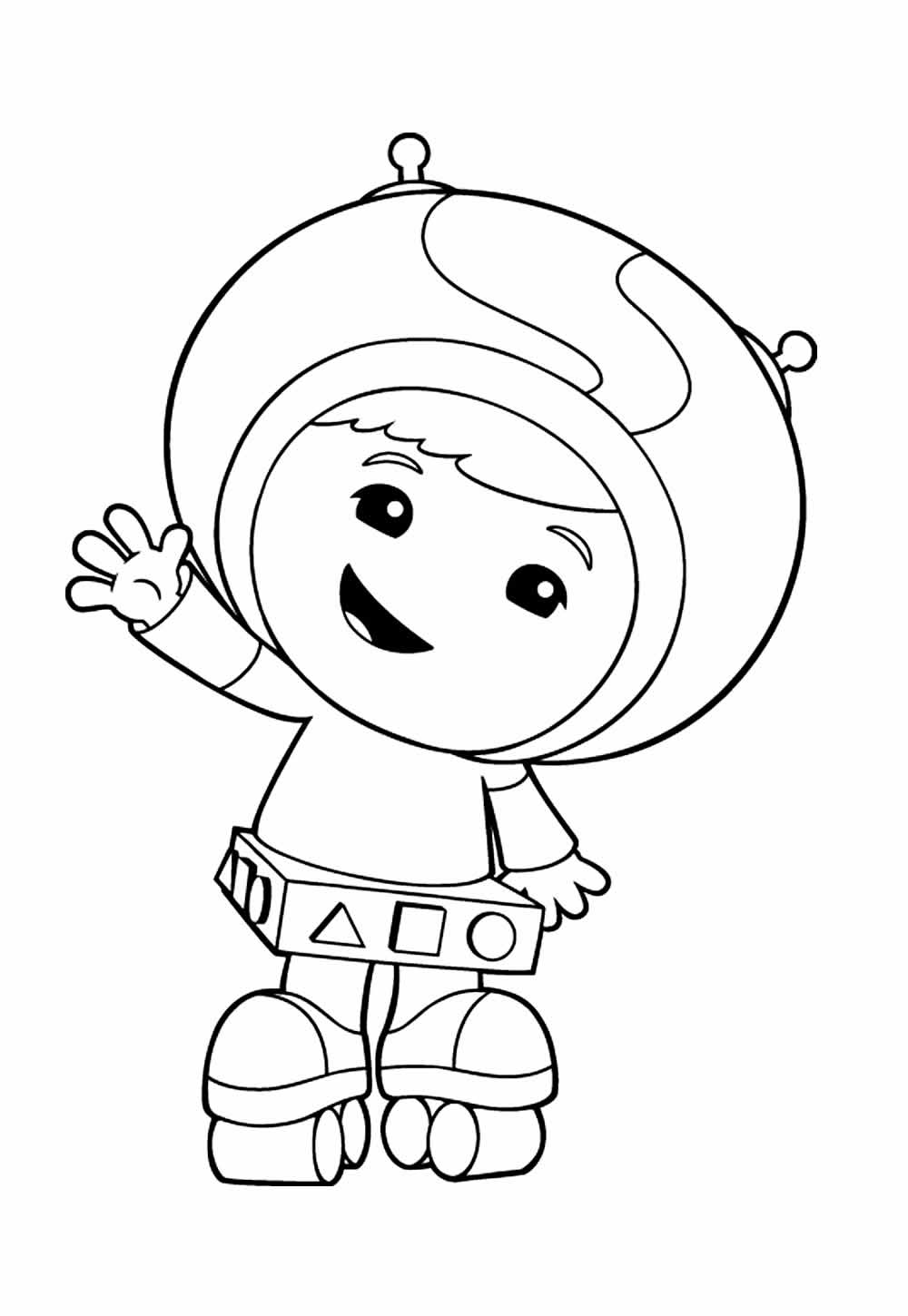 Desenho de Umizoomi para pintar