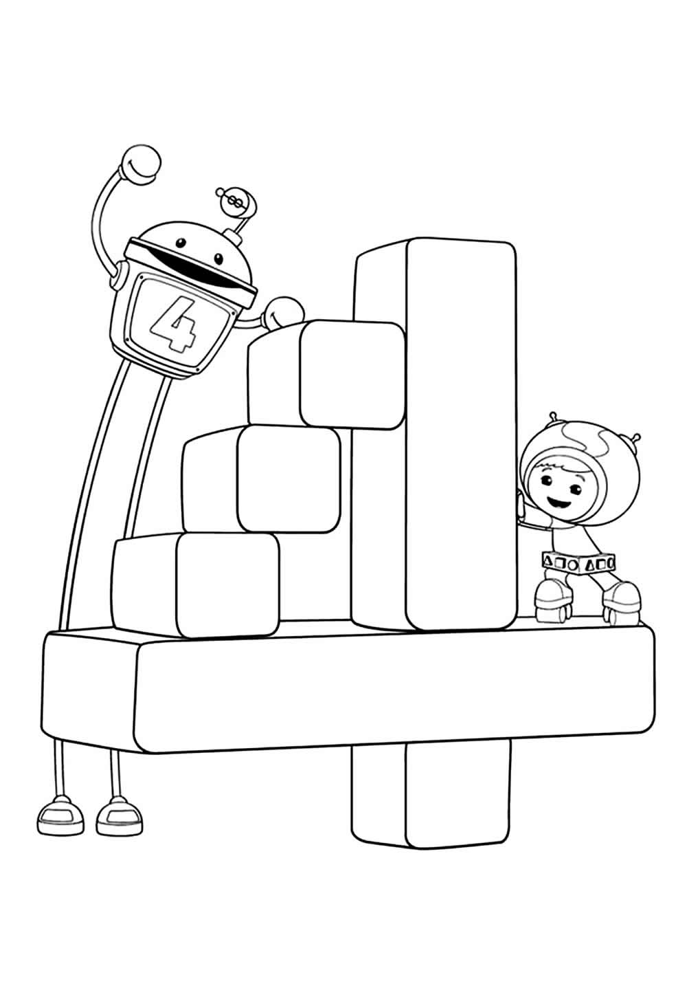 Desenho de Umizoomi para colorir