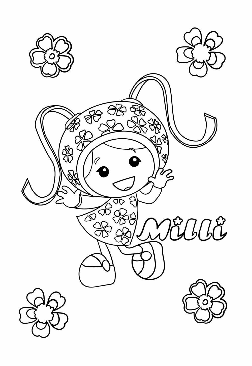 Desenho de Umizoomi para colorir