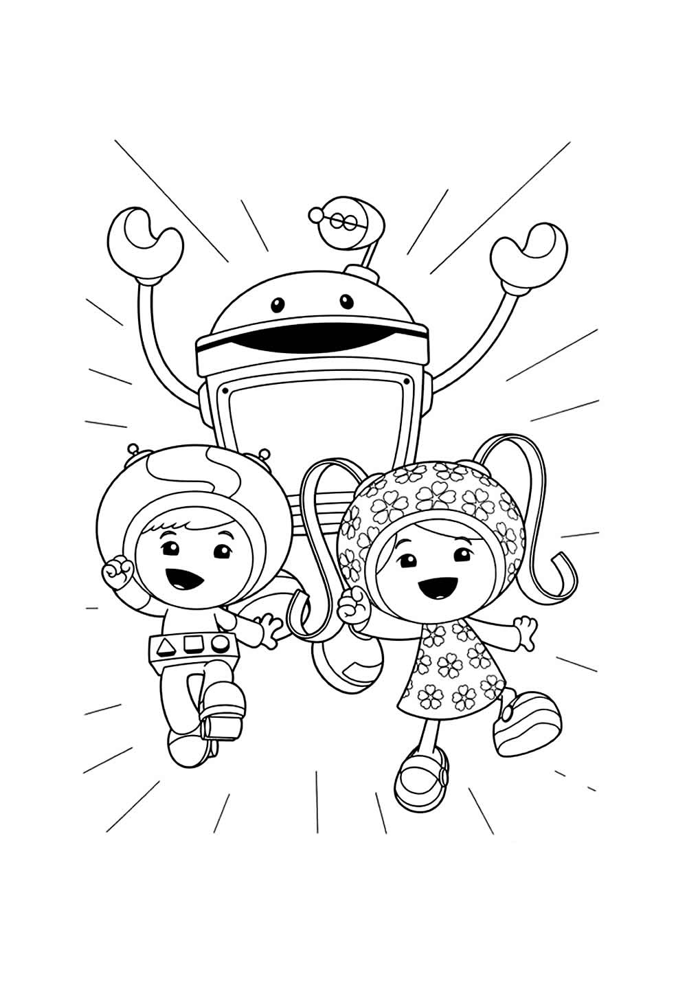 Umizoomi para colorir