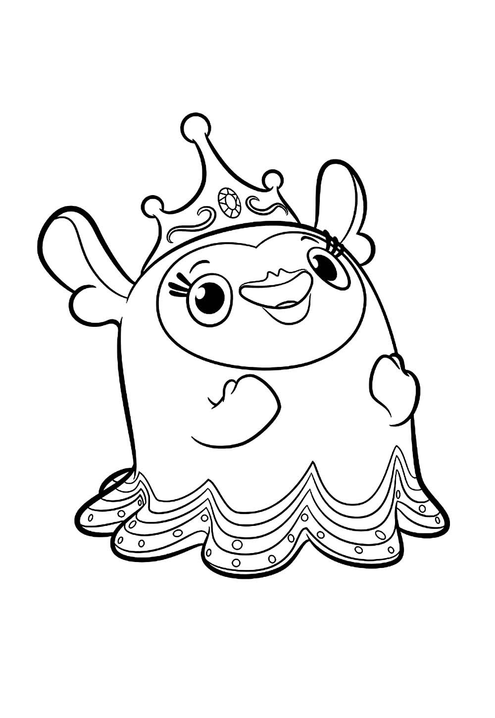 Desenho de Abby Hatcher para colorir