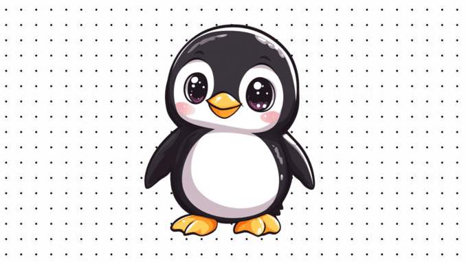 Desenho de Animais Kawaii para colorir