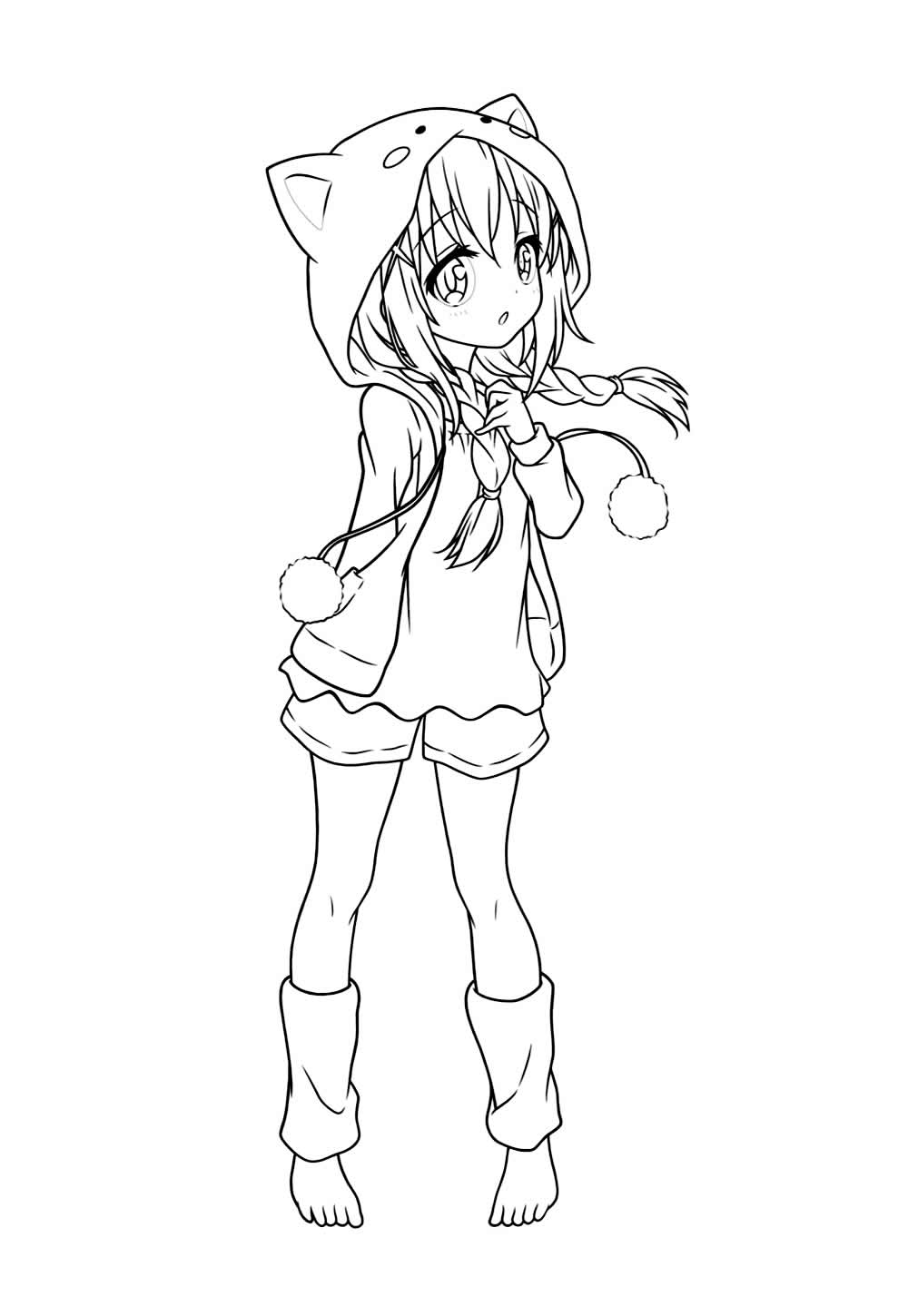 Desenho de Anime Kawaii