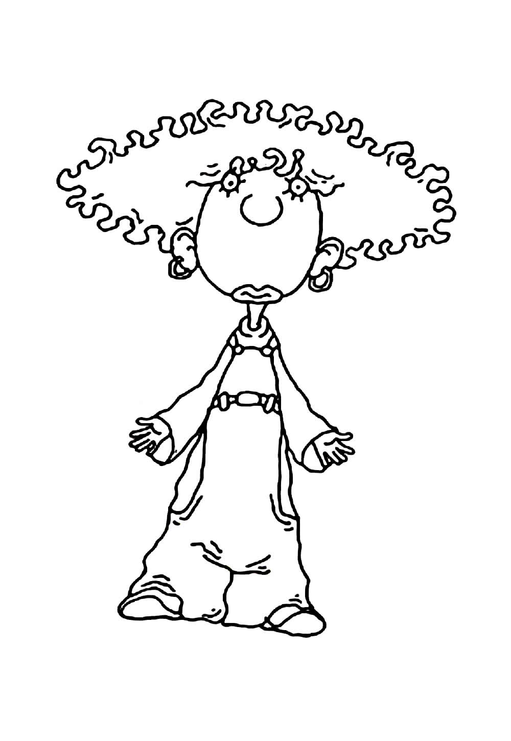 Desenho de As Told by Ginger para colorir