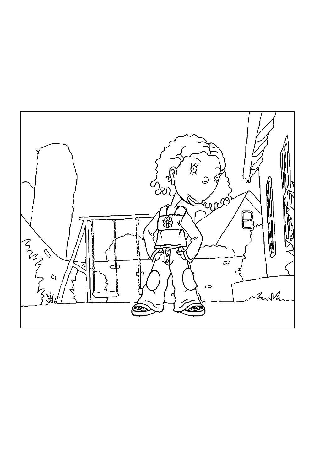 Desenho de As Told by Ginger para colorir
