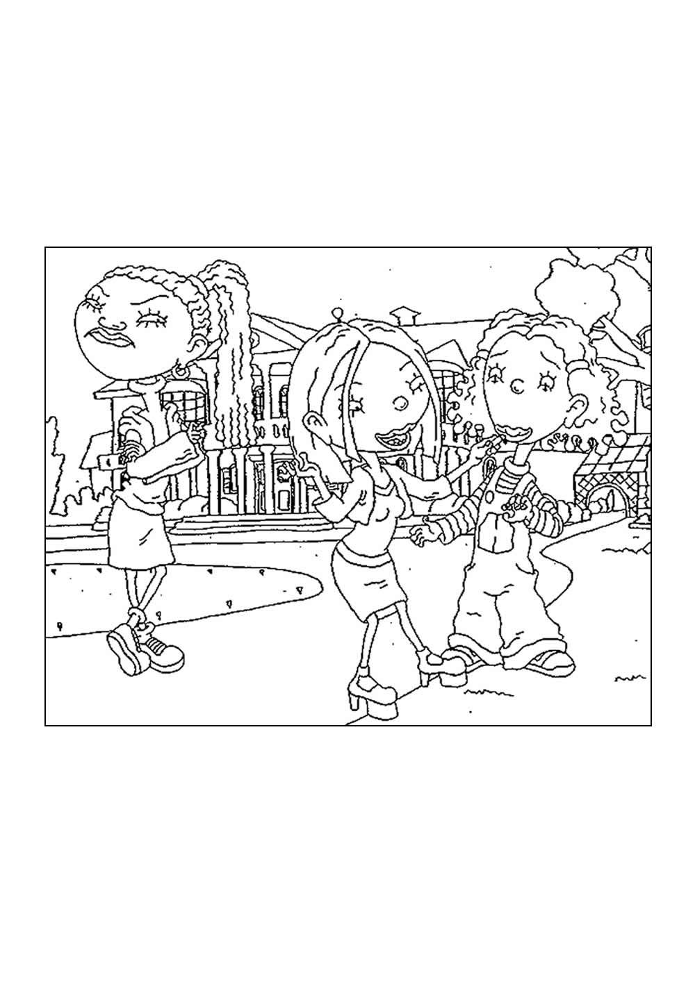 As Told by Ginger para colorir