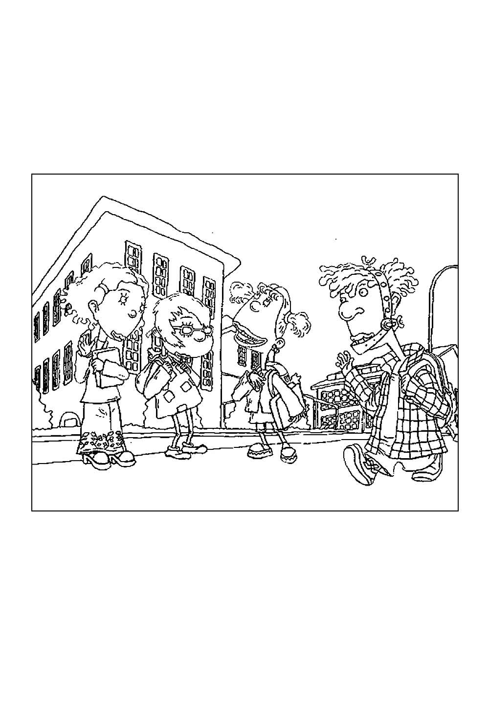 Desenho de As Told by Ginger para imprimir