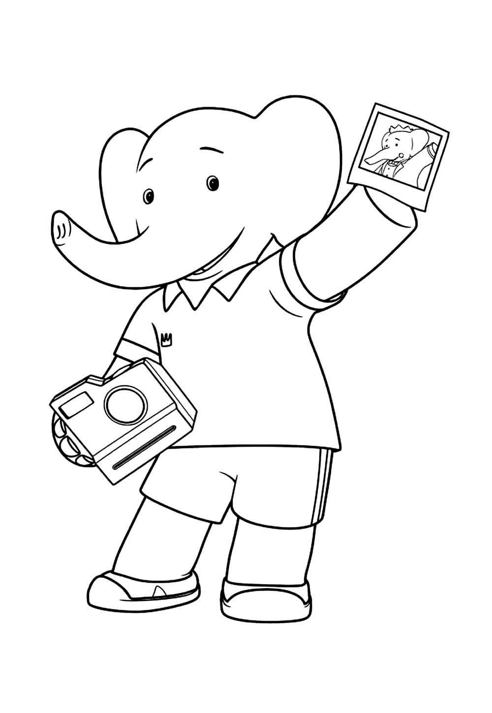 Desenho Babar Colorir