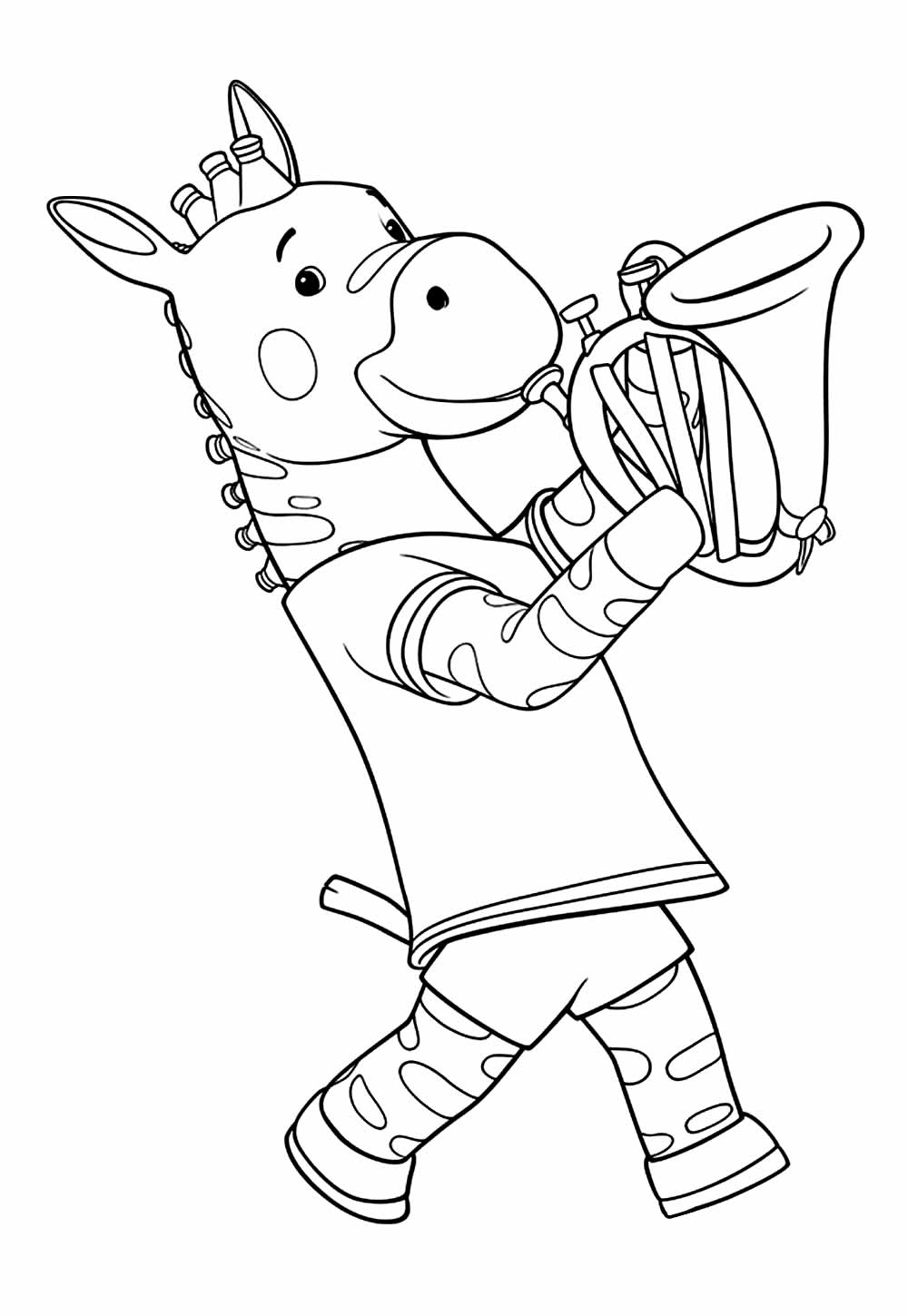 Desenho de Babar para colorir