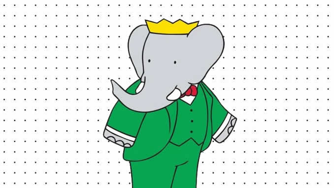 Desenhos de Babar para colorir
