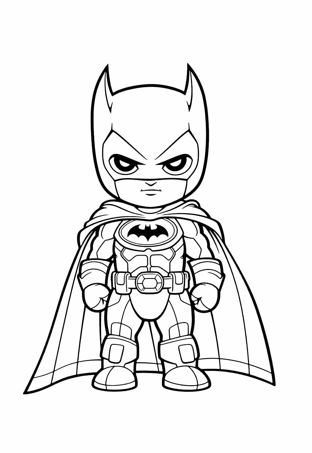 Desenho de Batman Baby para colorir