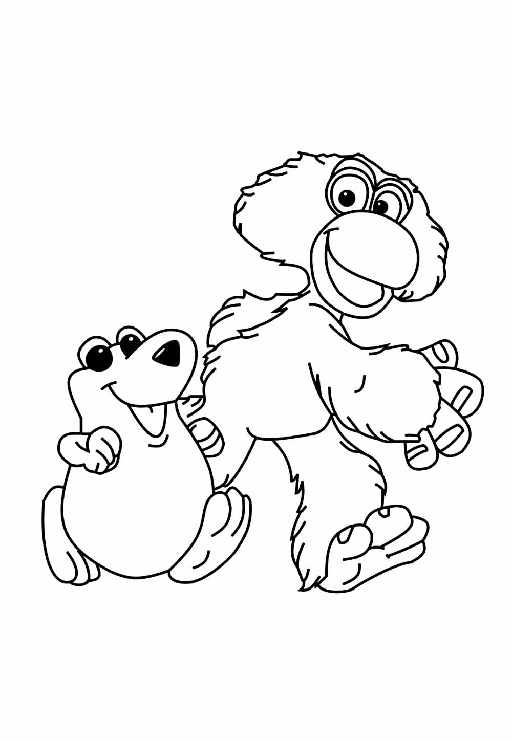 Desenho de Cocoricó para colorir