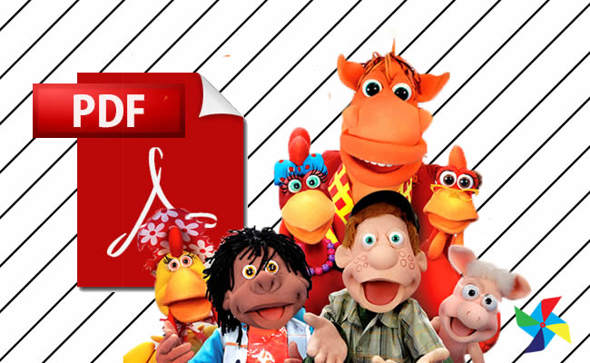 Desenhos de Cocoricó em PDF