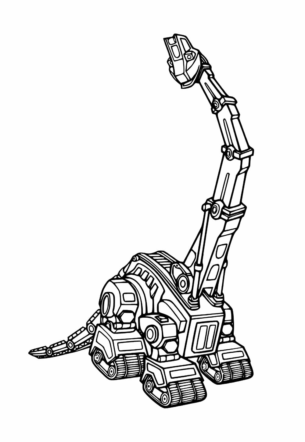 Desenho de Dinotrux para colorir
