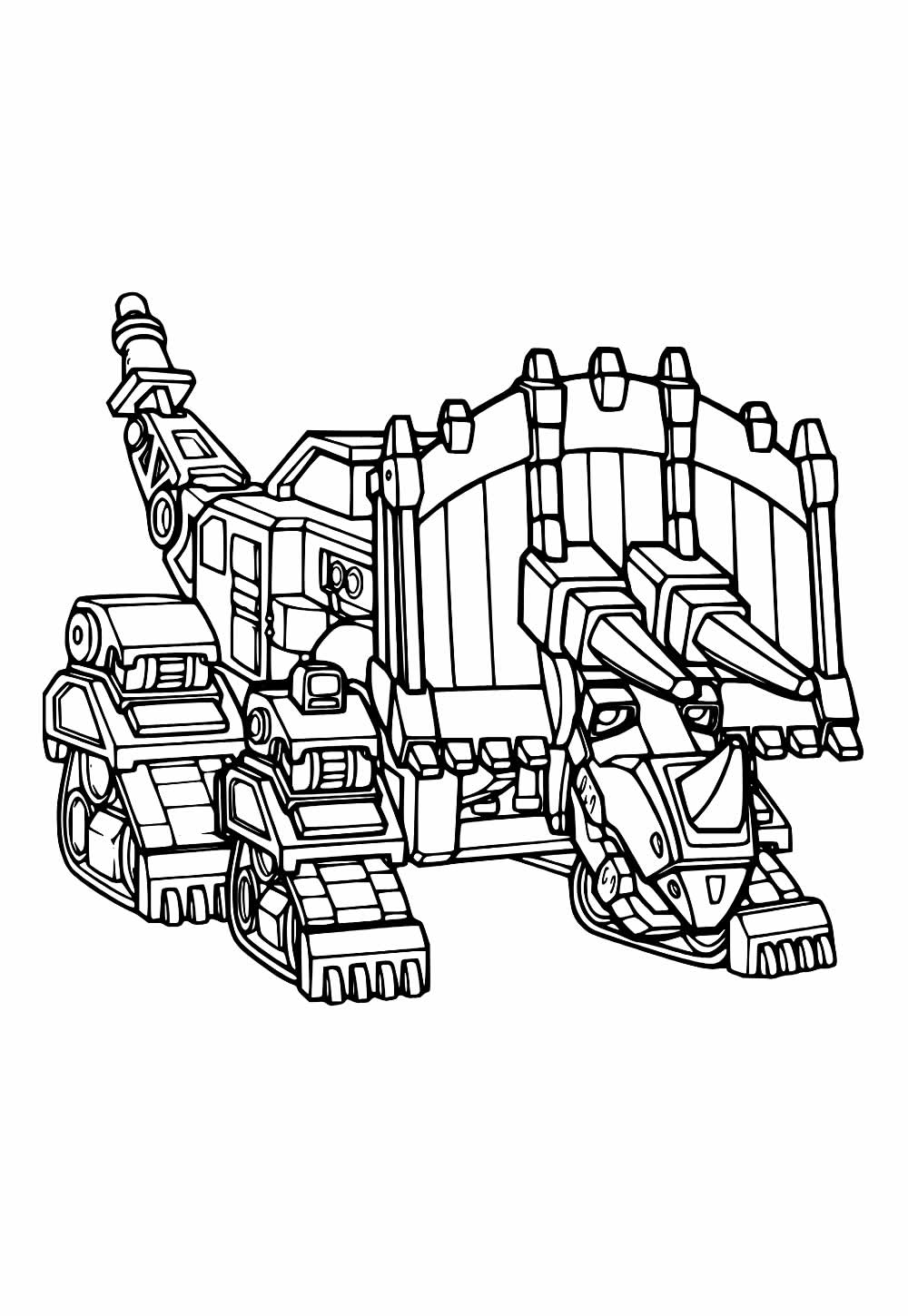 Desenho de Dinotrux para colorir