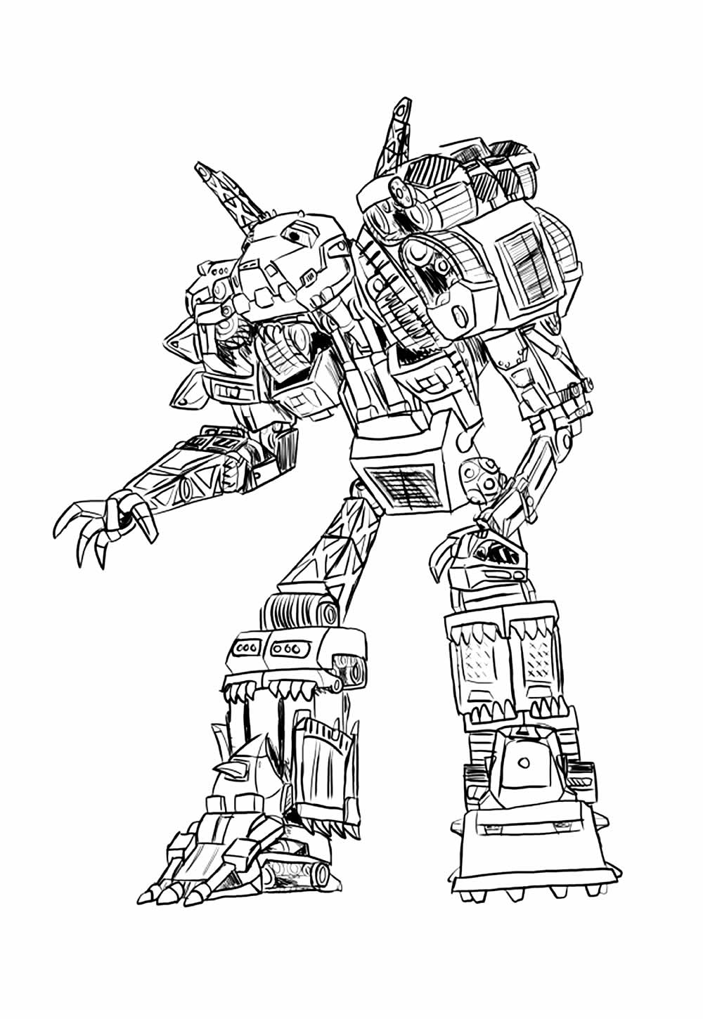 Desenho de Dinotrux para colorir