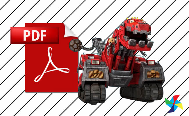 Desenhos de Dinotrux em PDF