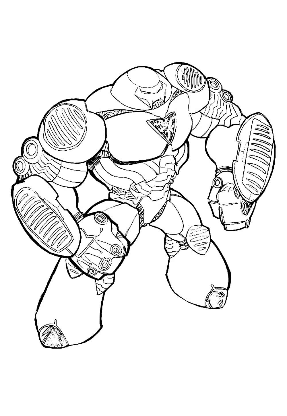Hulkbuster para colorir