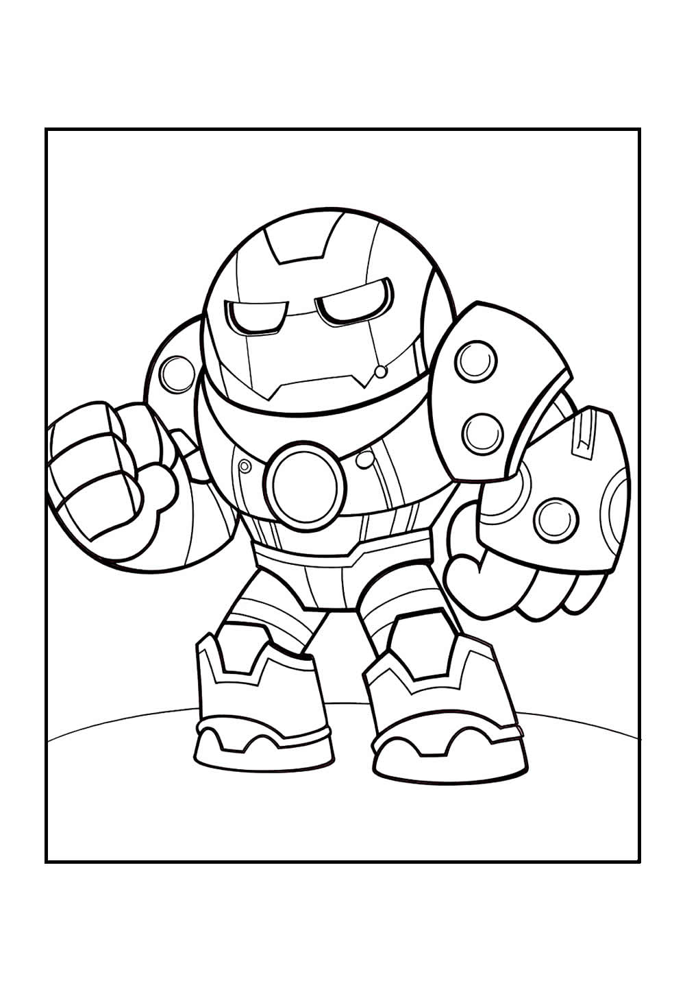 Desenho do Hulkbuster
