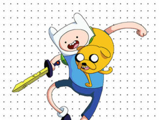 Desenhos de Finn e Jake para colorir