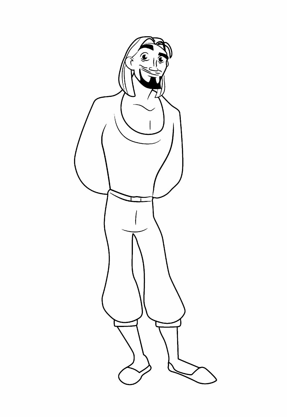 O Caminho para El Dorado para colorir