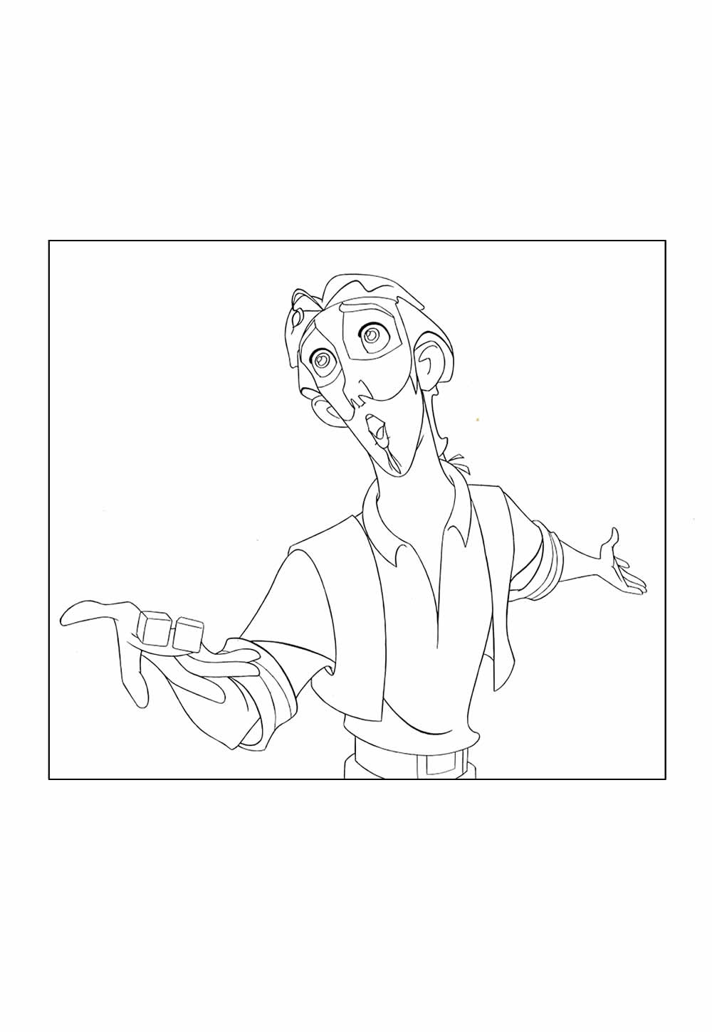 Desenho de O Caminho para El Dorado para colorir