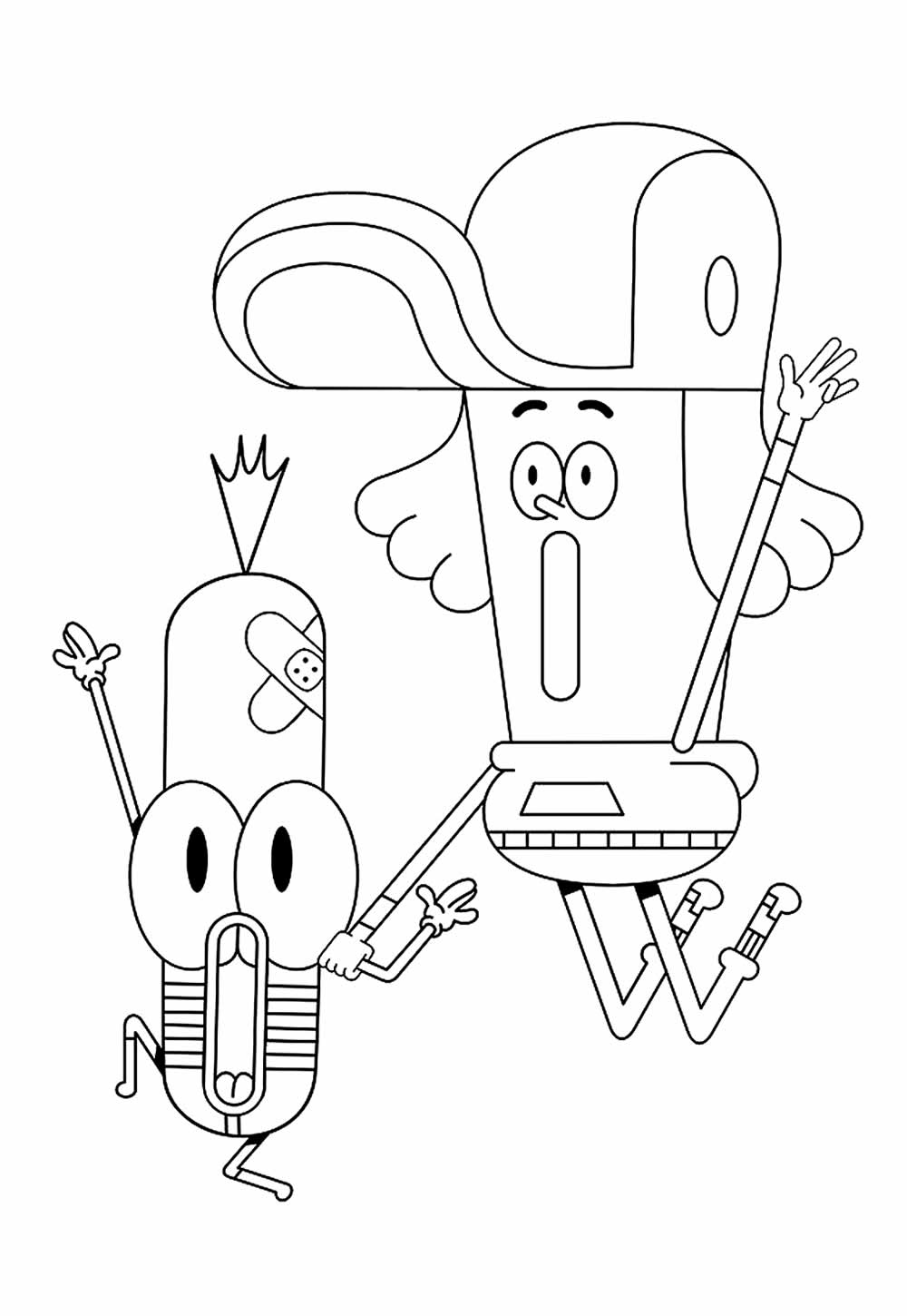 Desenho de Pinky Malinky para colorir