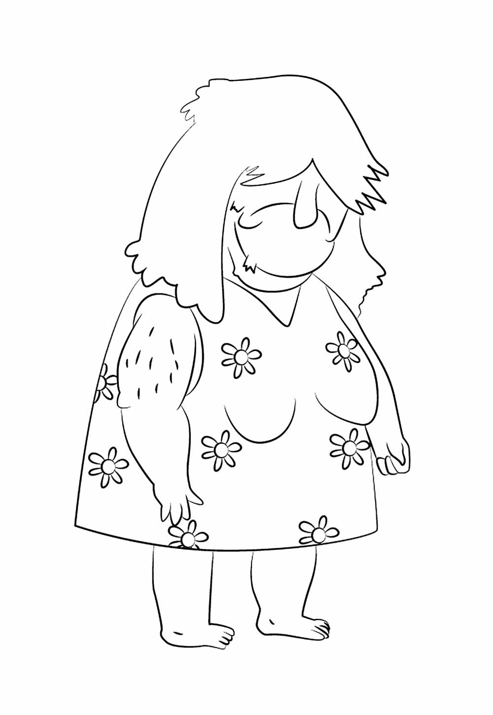 Desenho de Sajay e Craig para pintar