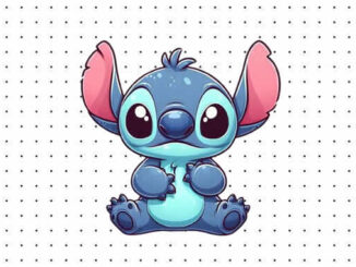 Desenhos de Stitch Baby para colorir