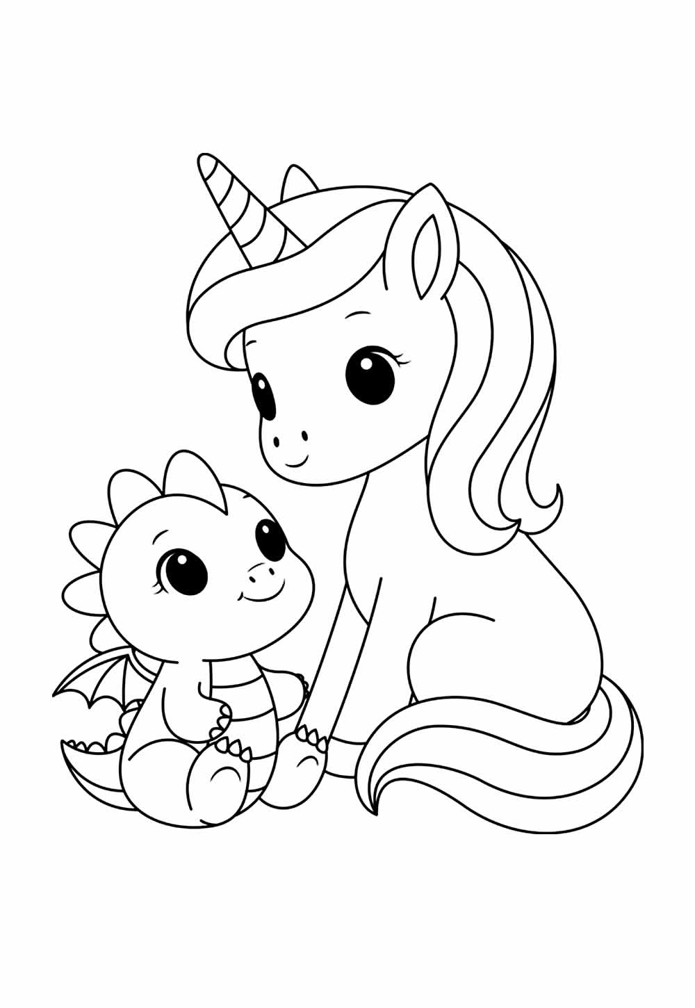 Desenho de Unicórnio