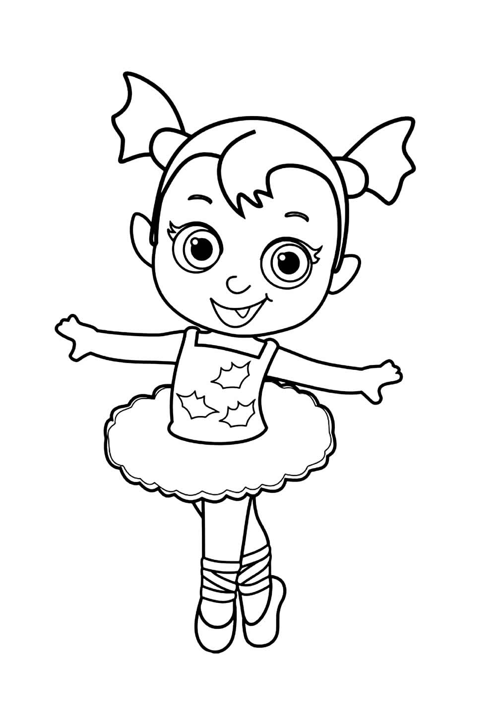 Desenho de Vampirina para colorir