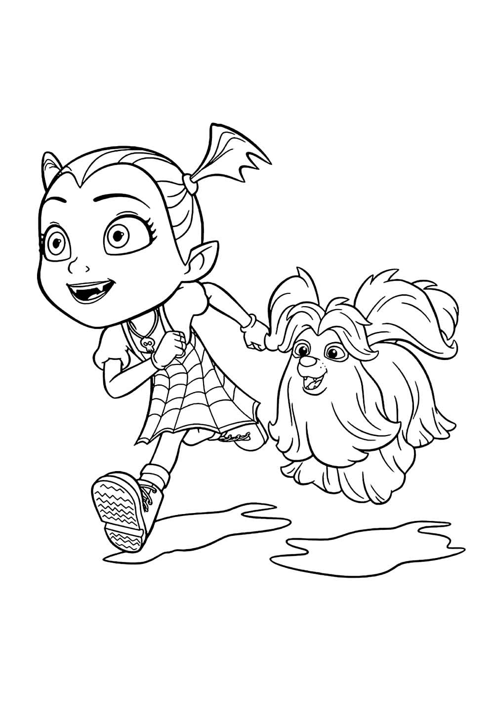 Desenhos Vampirina Colorir