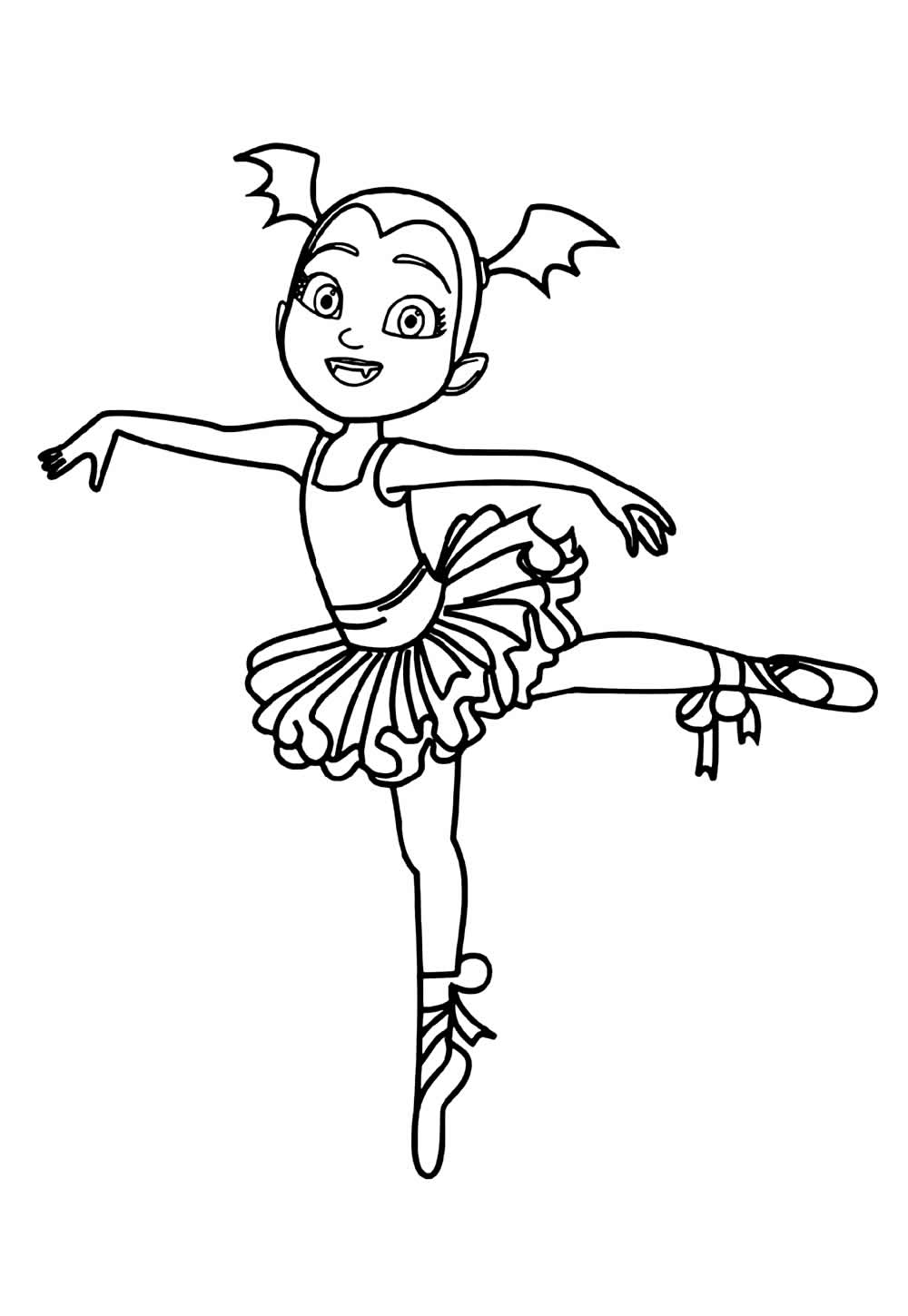 Vampirina para colorir