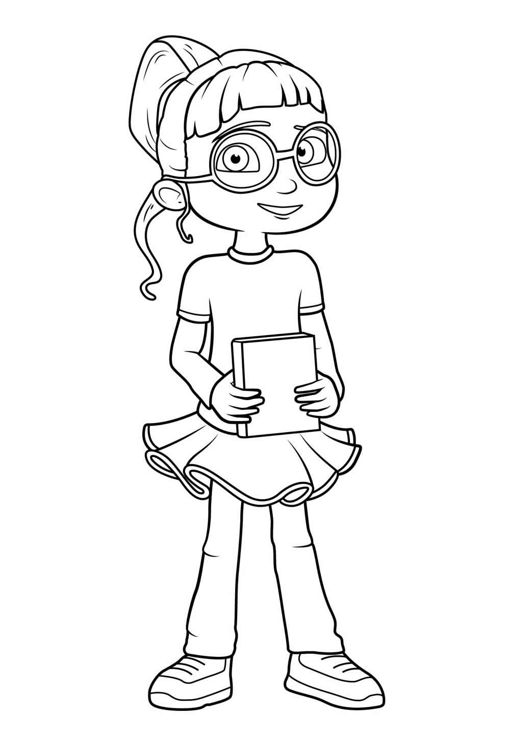 Desenho de Vampirina para colorir